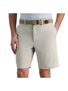 NWT Haggar Men's 32 Performance Shorts Stretch Fabric Moisture Wicking